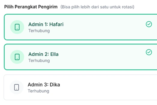 Multi Perangkat NgirimWA