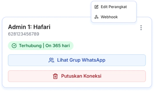Perangkat NgirimWA Stabil