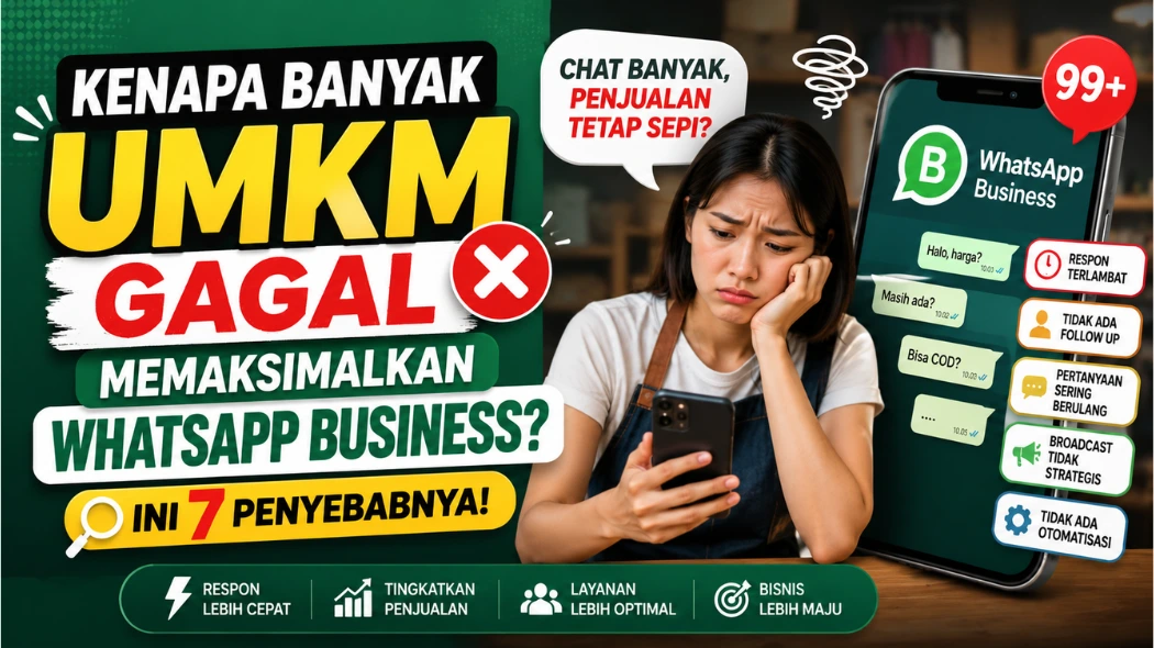 kenapa umkm gagal memaksimalkan whatsapp business
